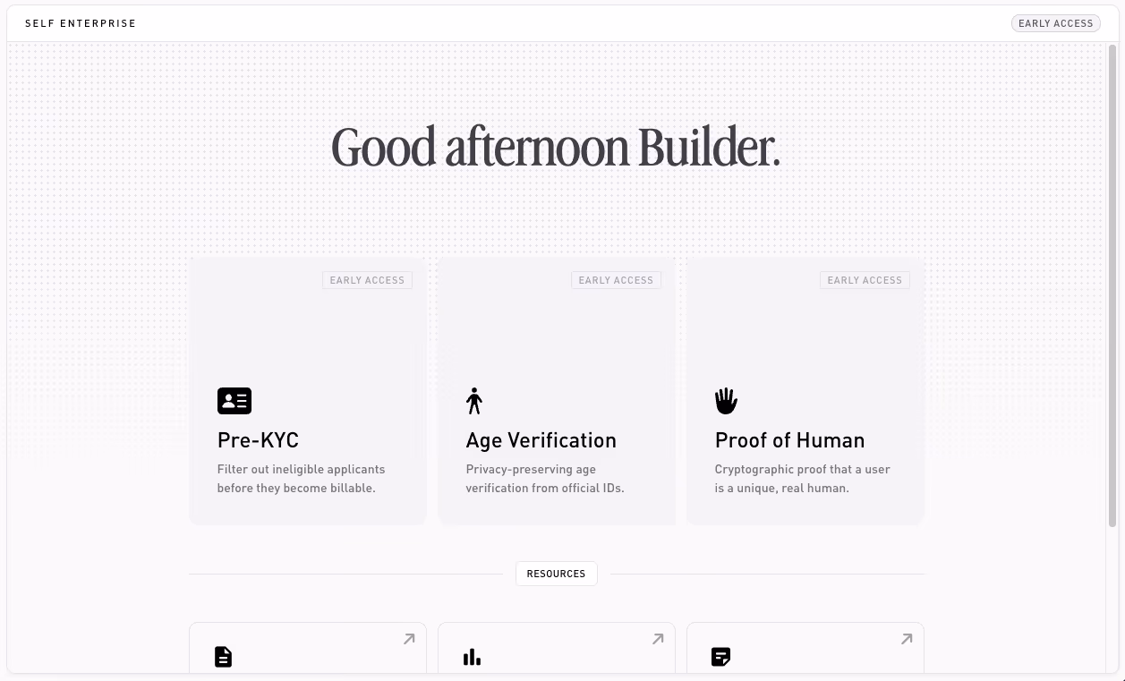 Self Dashboard